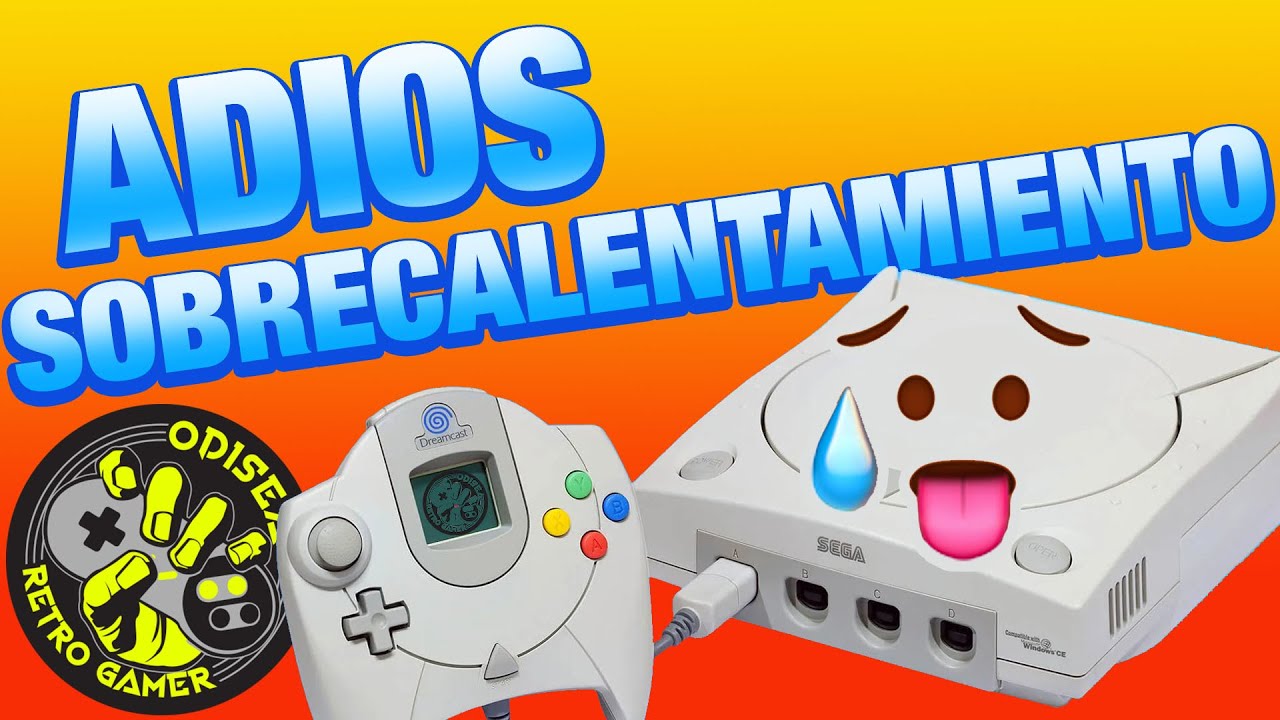 SOLUCIÓN AL SOBRECALENTAMIENTO DE DREAMCAST FÁCIL Y RÁPIDO | #gdemu #sega #dreamcast #mod #retro
