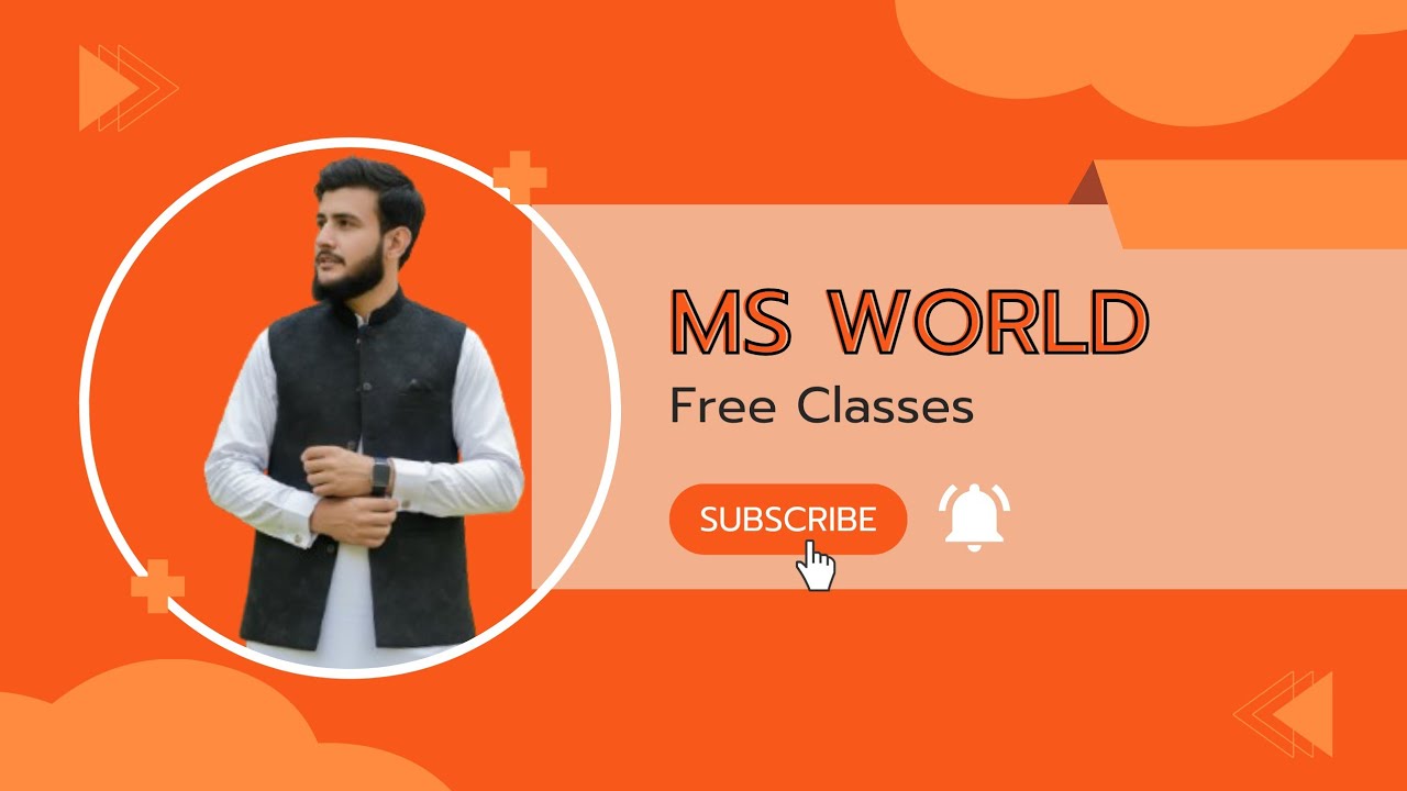 This is the 21 lecture of Ms word at insert tab 