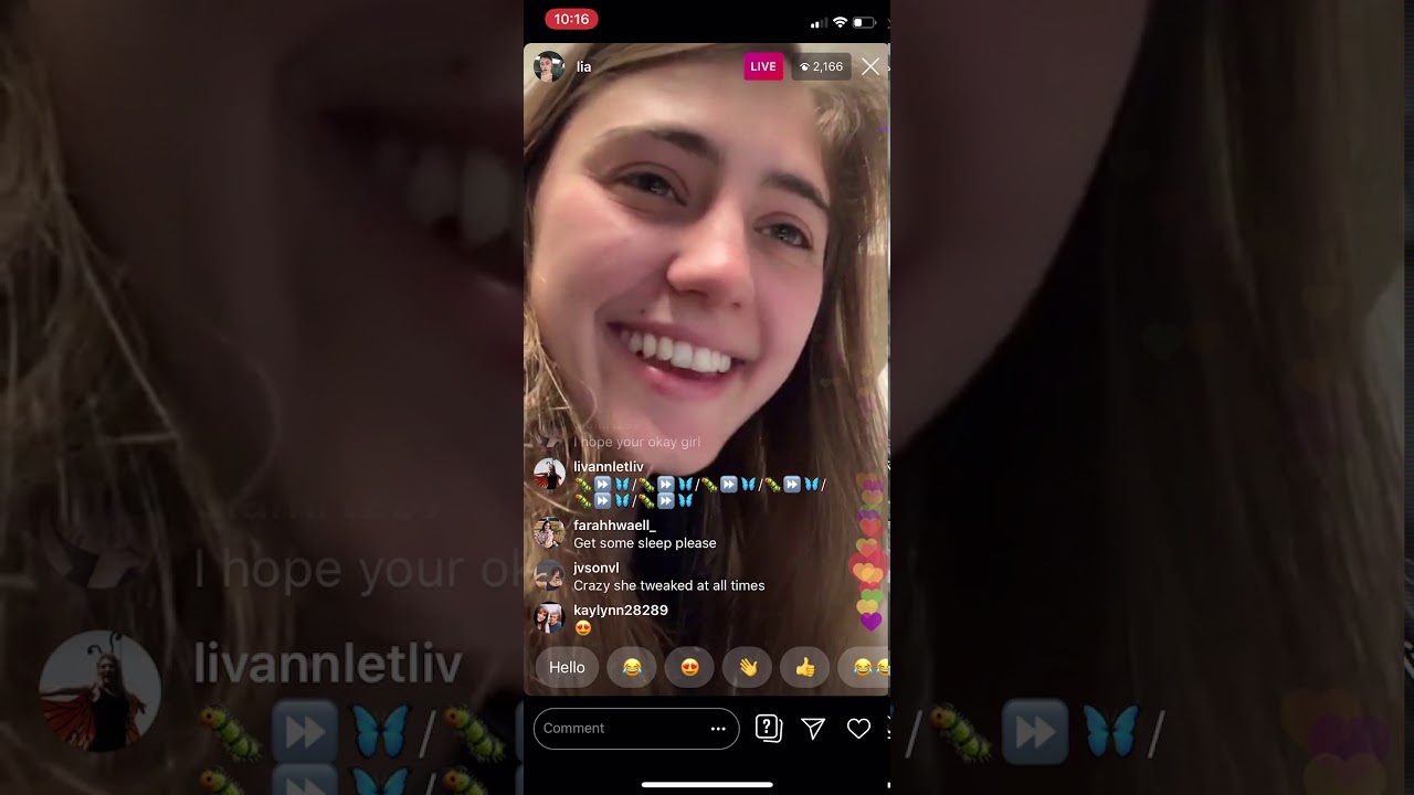 Lia Marie Johnson’s new boyfriend controlling her on live stream! 1/2/2020
