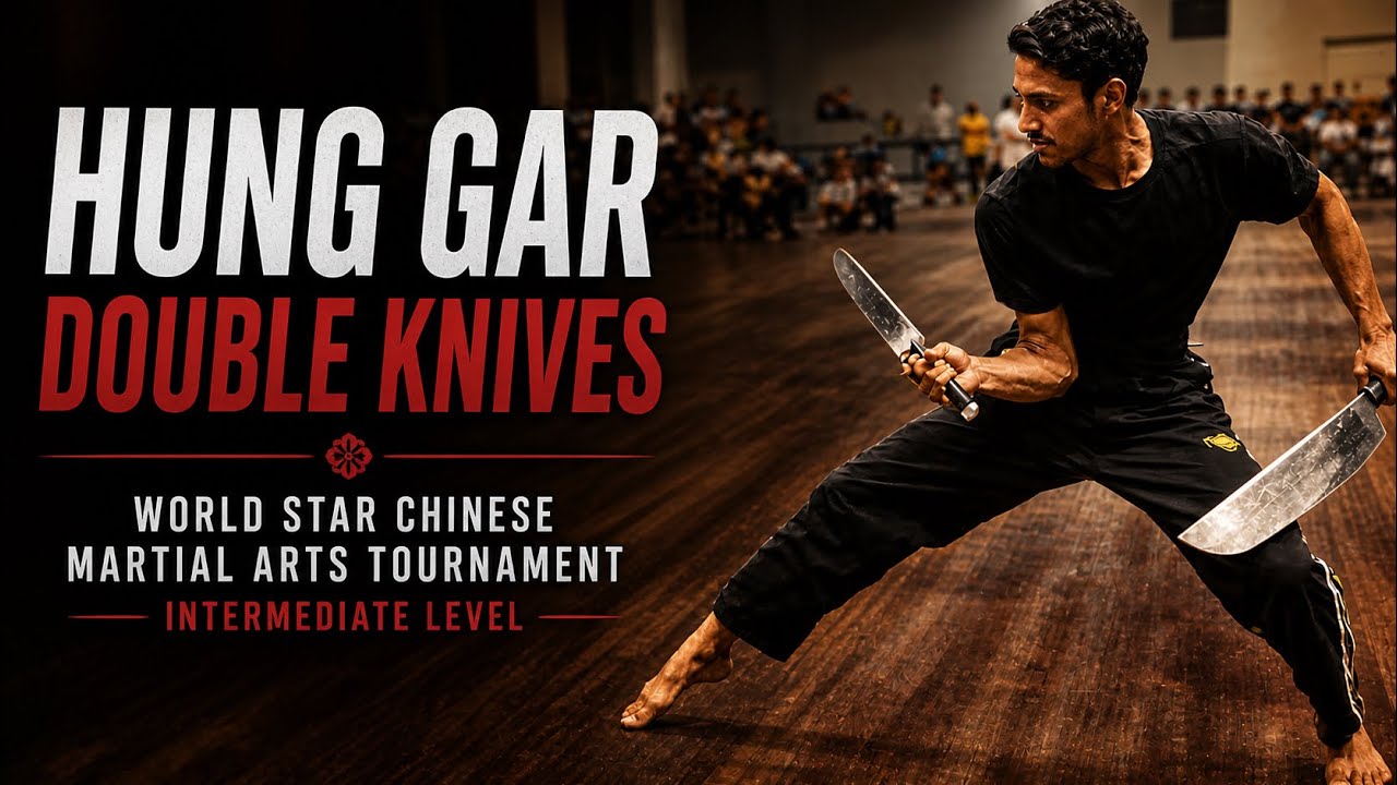 🥇 Gold – Hung Gar Double Knives | World Star Chinese Martial Arts Tournament (Intermediate Level)