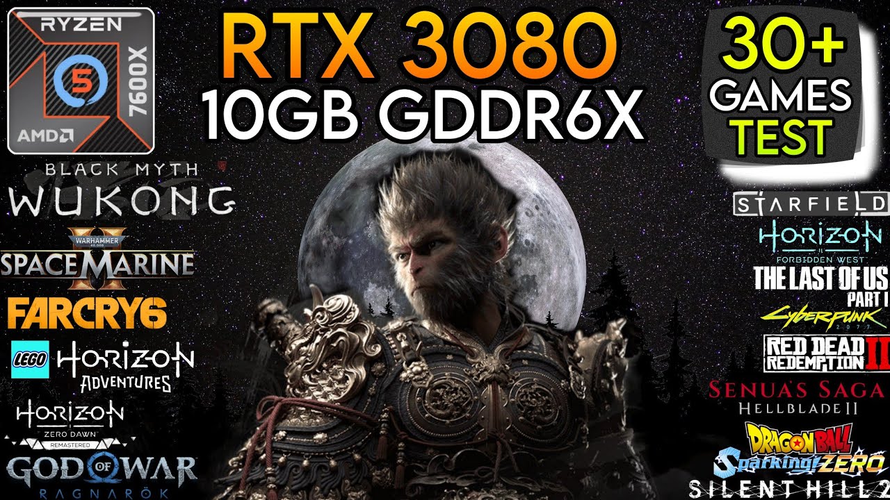 RTX 3080 In Late 2024 - Test In 30+ Games - 1440p