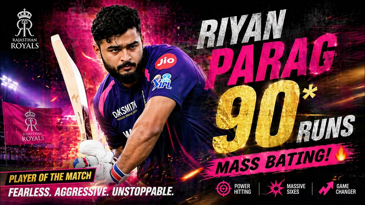 Riyan Parag 90 Runs 🔥 Mass Batting | DC vs RR Full Highlights | IPL 2026