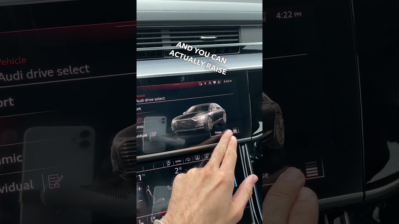 Учебное пособие по пневматической подвеске Audi с Audi Drive Select для Audi A8L