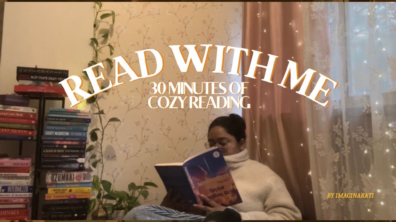 Cozy Read With Me | A Slow Evening of Reading and Calm Vibes