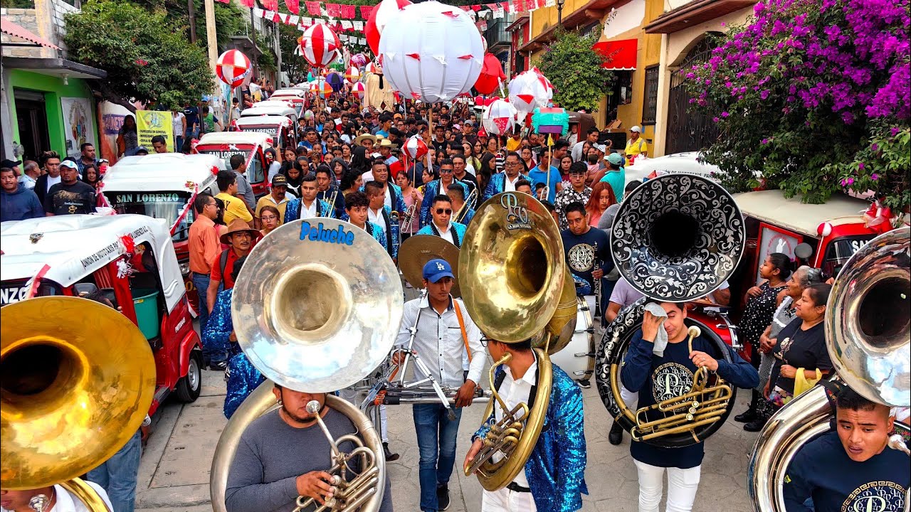 BANDA PEQUEÑA DEL VALLE EN SAN LORENZO ETLA 2023 / SON CRAZY, EL BURRO LOCO, Convite Mayordomía 2023