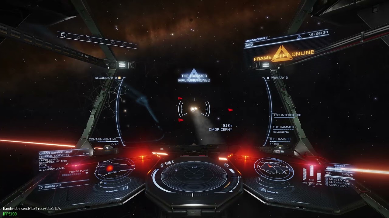 Elite: Dangerous - My Largest Ever PvP Bounty, 283 Million Credits