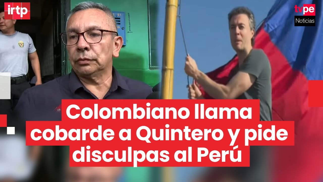 Colombiano de Leticia pide disculpas al Perú y anuncia que denunciará a Daniel Quintero