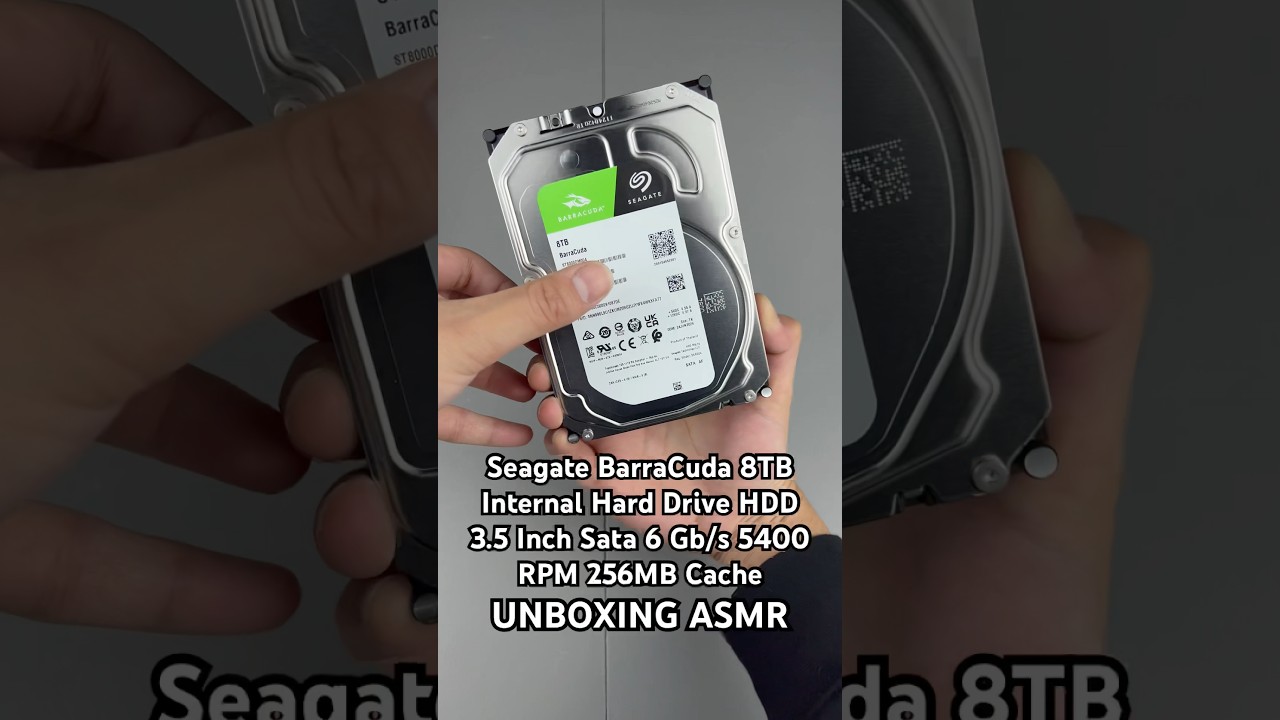 Seagate BarraCuda 8TB Internal Hard Drive HDD &ndash; 3.5 Inch Sata 6 Gb/s 5400 RPM 256MB Cache #shorts
