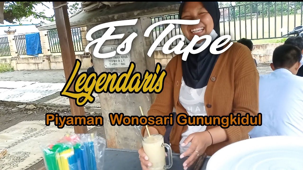 TRI SUDAH CANTIK 500 GELAS ES TAPE  HABIS HITUNGAN JAM #kulinerindonesia#kulinergunungkidul#makanyuk