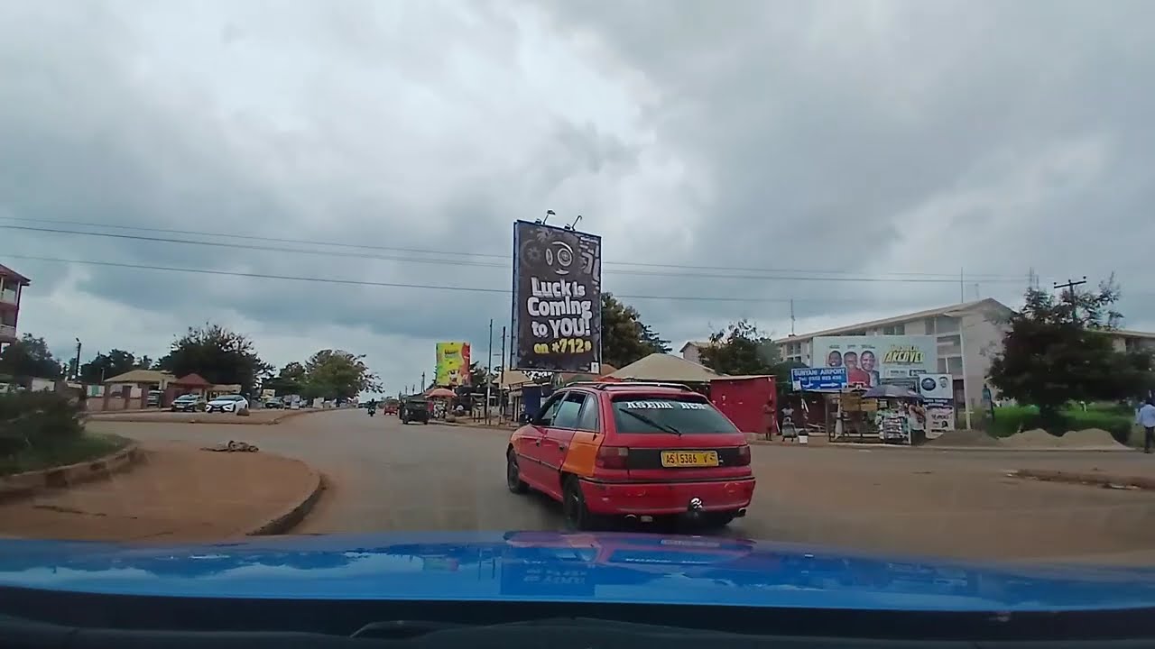 A 95-minute drive to Dormaa Ahenkro, in the Bono region of Ghana. 
