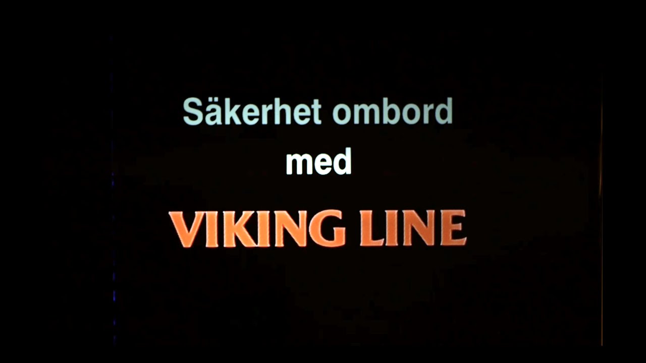 Viking Line Safety On Board Svenska