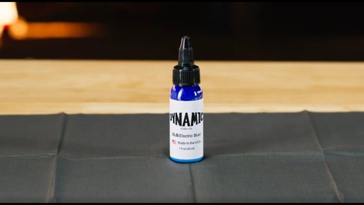 Dynamic Tattoo Ink Electric Blue &ndash; Vivid, Smooth & Long-Lasting Tattoo Pigment