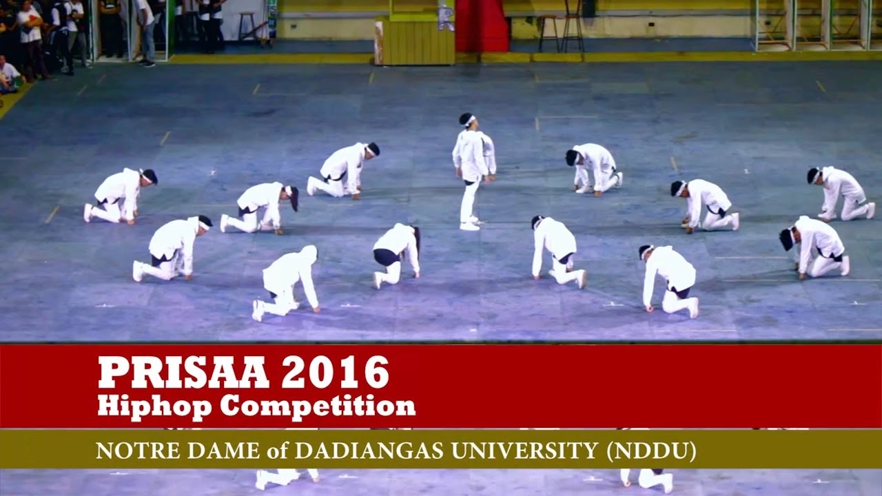 PRISAA 2016 Hiphop Competition - Notre Dame of Dadiangas University NDDU - Champion