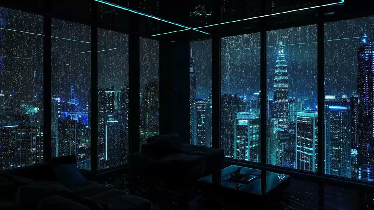 Night Rainfall Tranquil Ambience | Healing Sleep Therapy for Mental Clarity