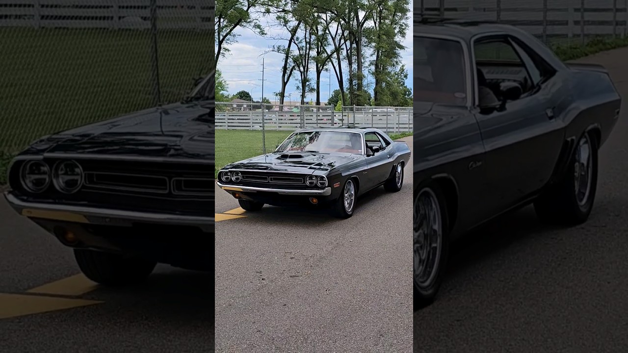 1971 Dodge Challenger R/T Classic Drive By Engine Sound The Barn Car Show Livonia MI 2024