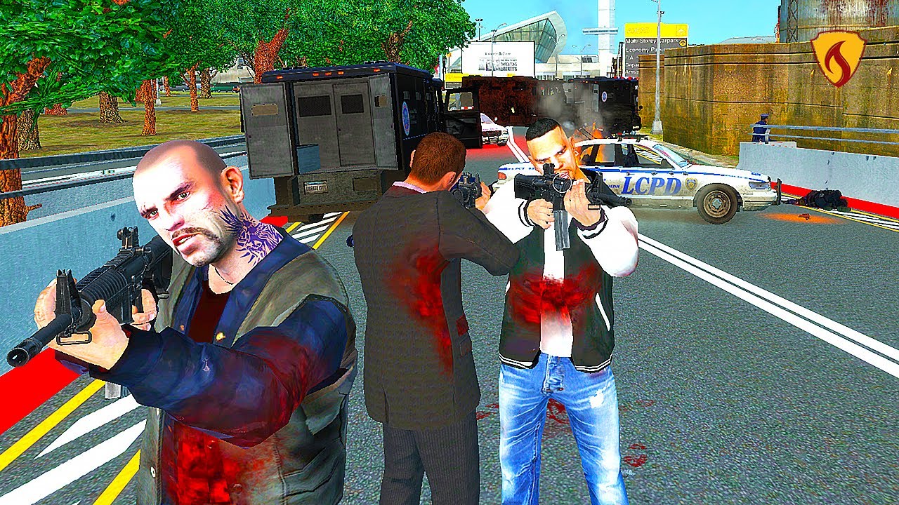 GTA 4 Rampage: Niko, Johnny & Luis&rsquo; INSANE 6-Star Rampage & Police Chase at Star Junction! - # 22