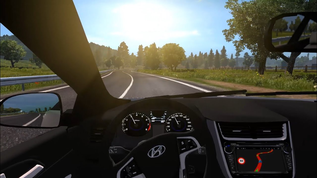 Relax Driving with Hyundai Accent | ETS2