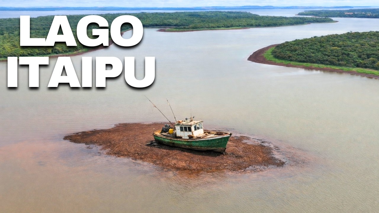 Nível do Lago de Itaipu Cai e Revela Perigo na Saída da Praia