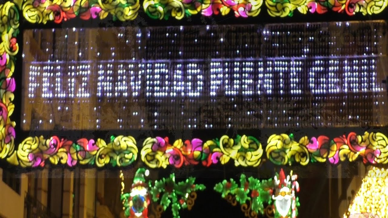 Así luce la Navidad en Puente Genil