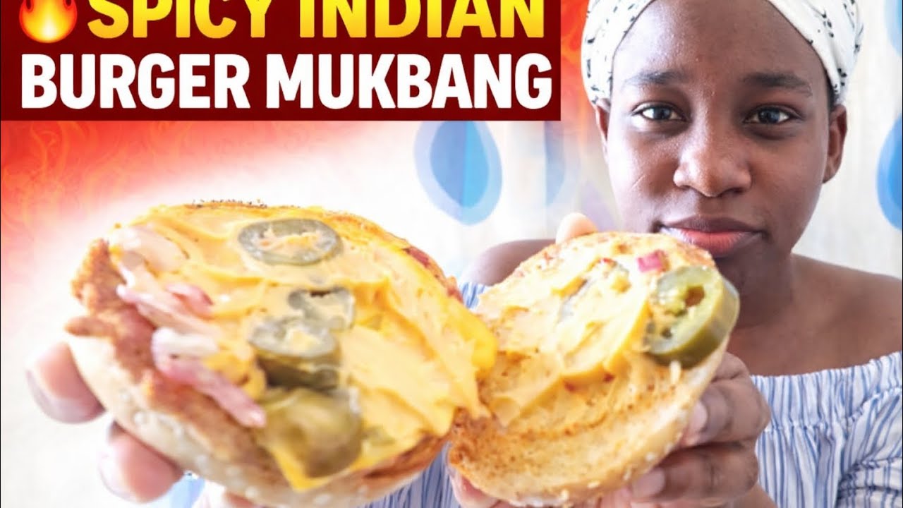 “Indian McDonald's Mukbang 🍔 Eating Chicken Burgers, McEgg Burger & McPuff | Fast Food Feast”
