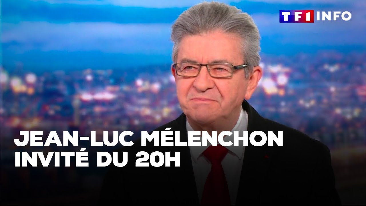 Jean-Luc Mélenchon invité du 20H : 