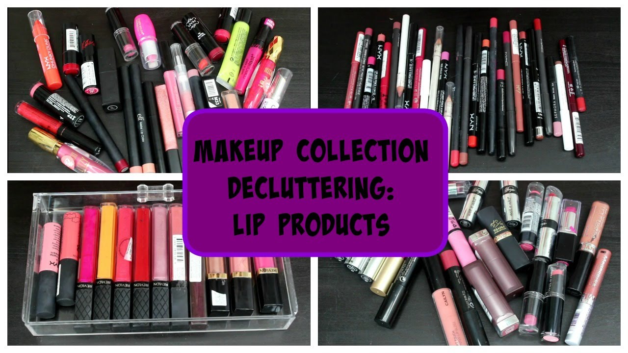 Makeup Collection Decluttering: Lip Products ☮