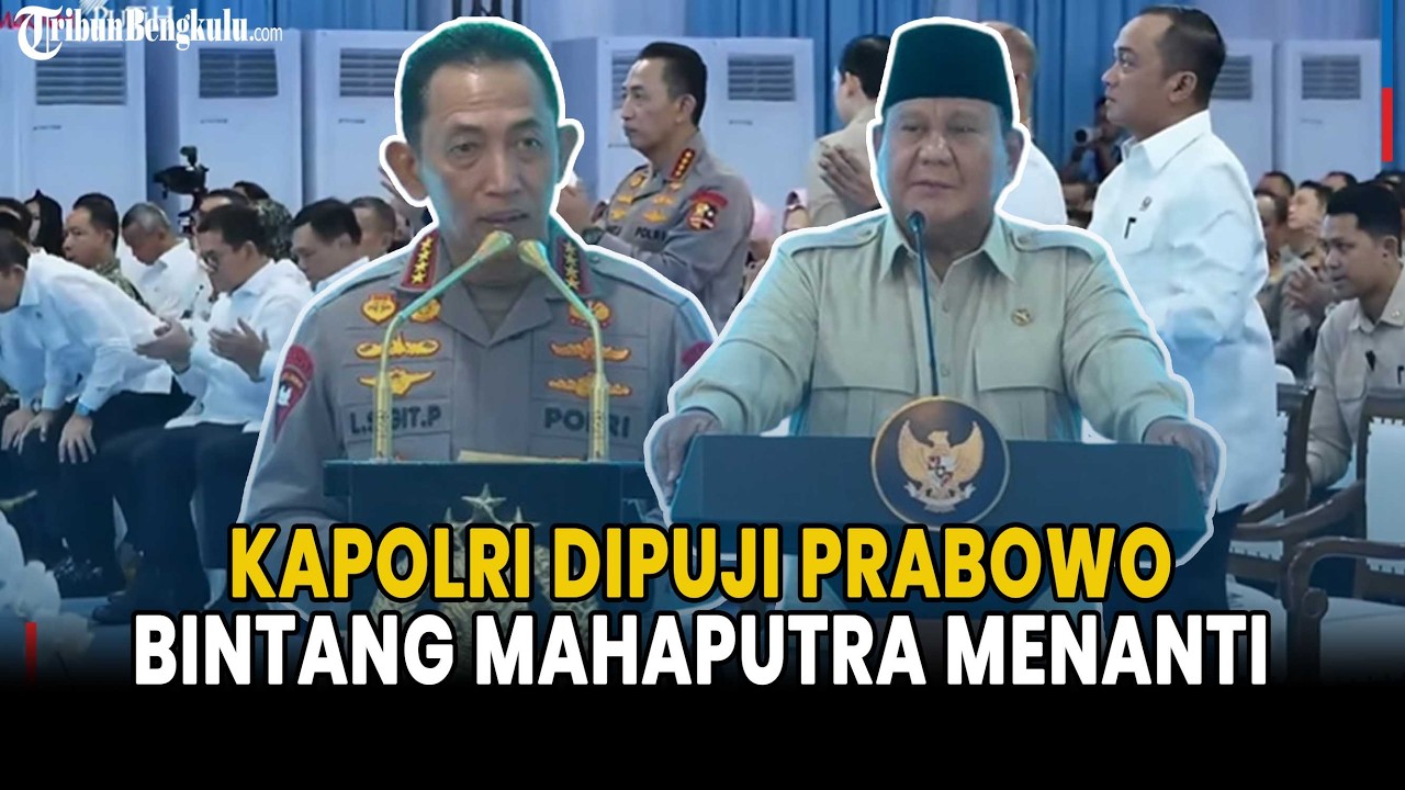 Presiden Prabowo Puji Kapolri, Sudah Siapkan Bintang Mahaputra