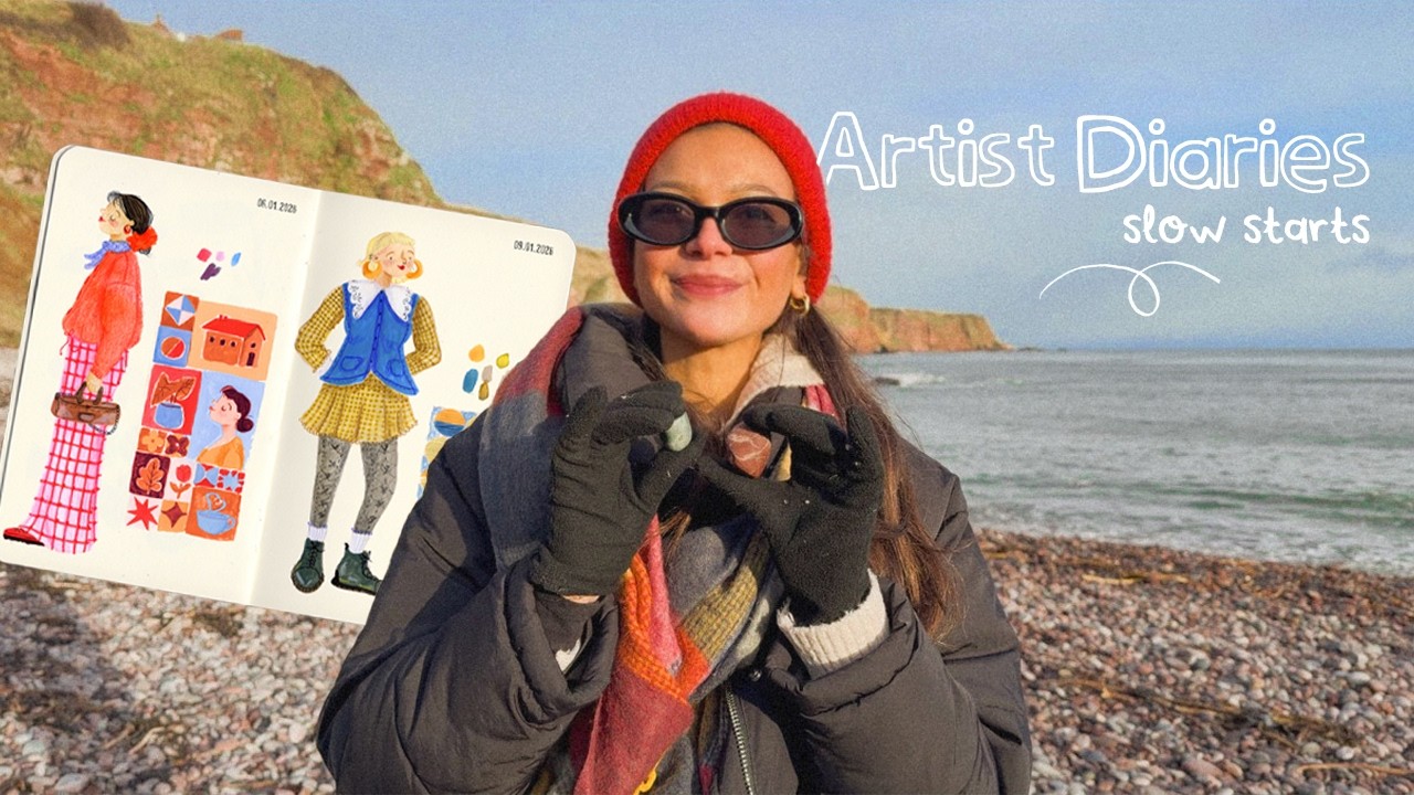Artist Diaries ✴︎ Starting, Sketching, intention setting