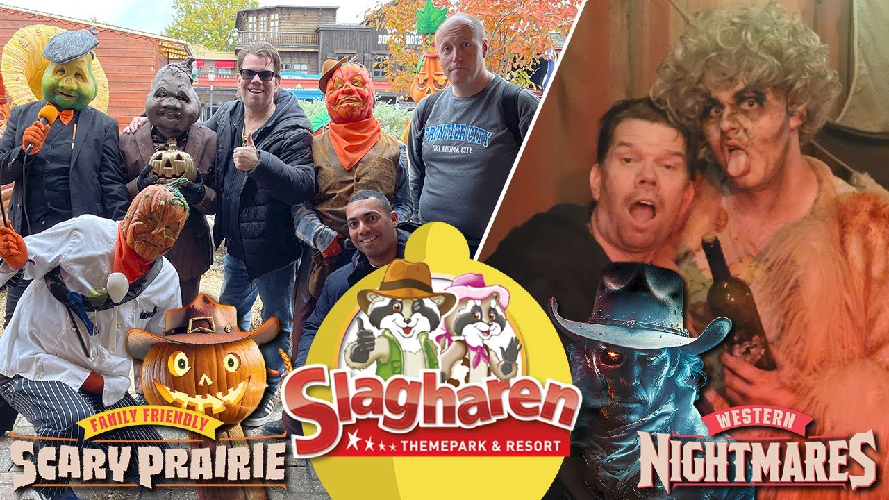 🎃Halloween Slagharen pers-avond | exclusieve beelden van alle spookhuizen! | incl nieuwe vuur-act