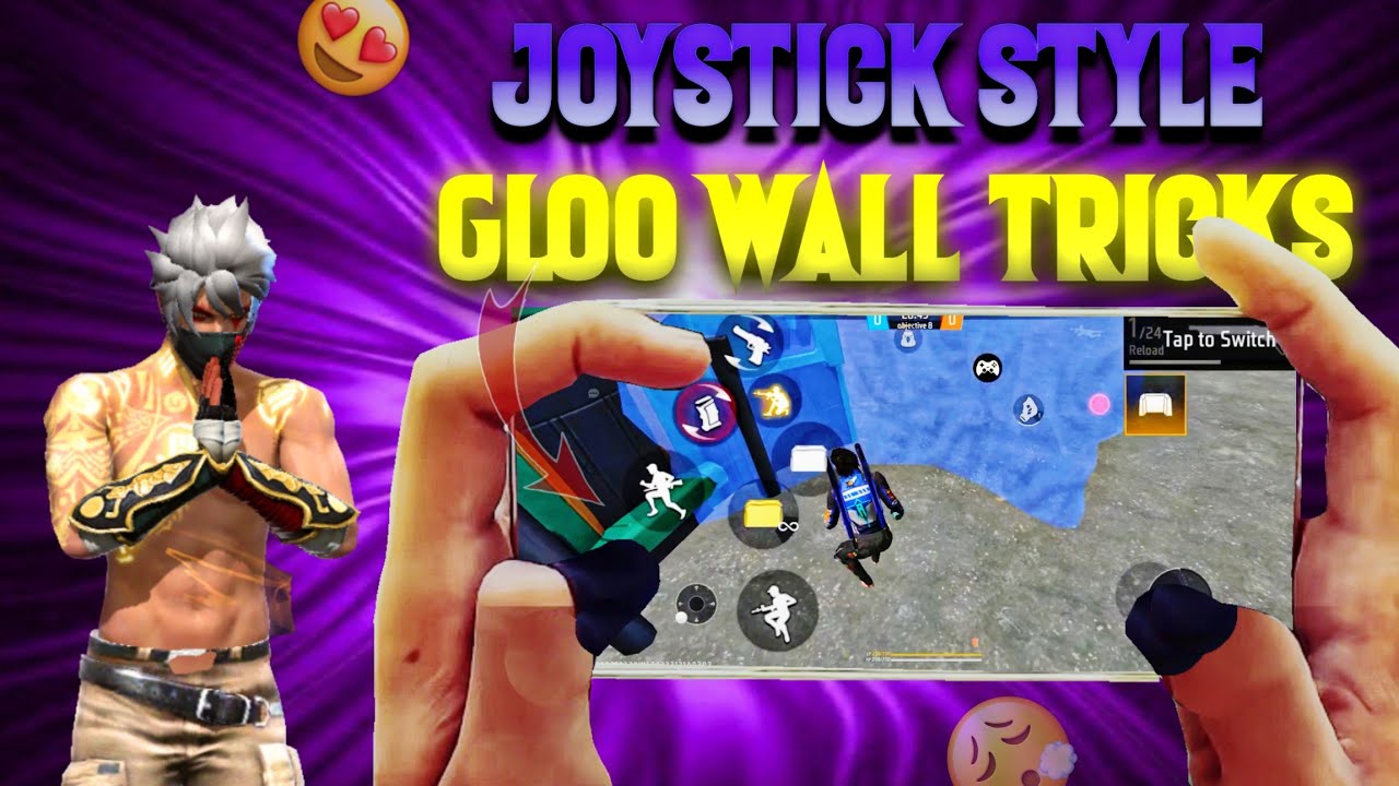 NEW JOYSTICK STYLE   🕹️  SMOOTH   🫴🏻  GLOO WALL  🧊 TRICK LIKE FREESTYLE  PLAYERS #freefire