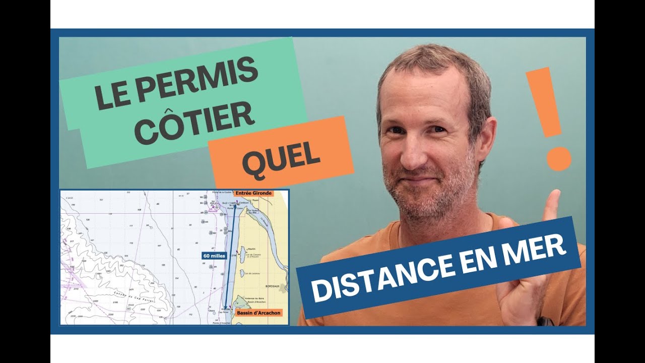 PERMIS CÔTIER - Jusqu'où peut-on aller en mer ?