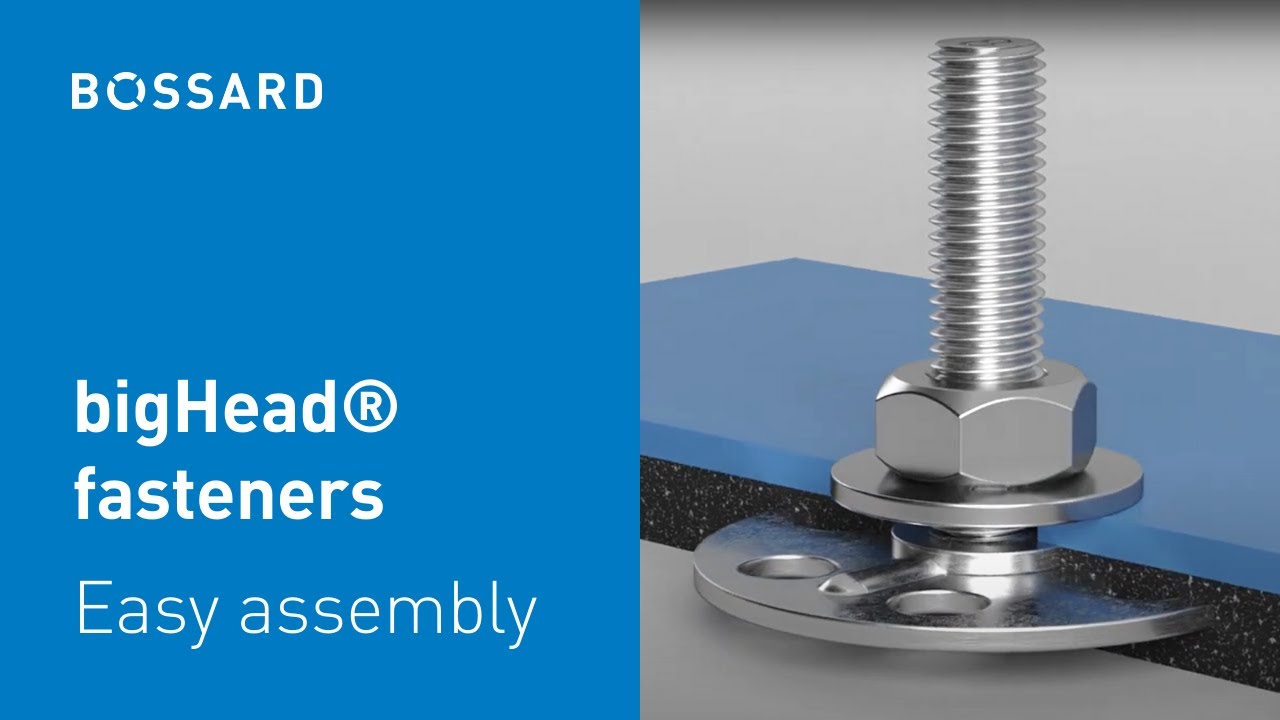 bigHead&reg; fasteners: Assembly without holes, drilling or punching