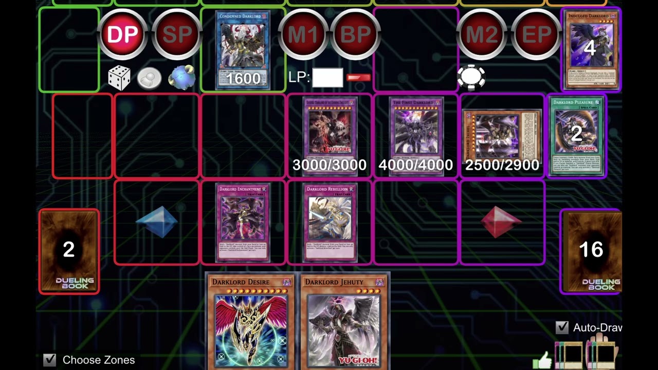 1 Card Darklord Combo W/ New Support From Burst Protocol - These Cards Are insanely Broken