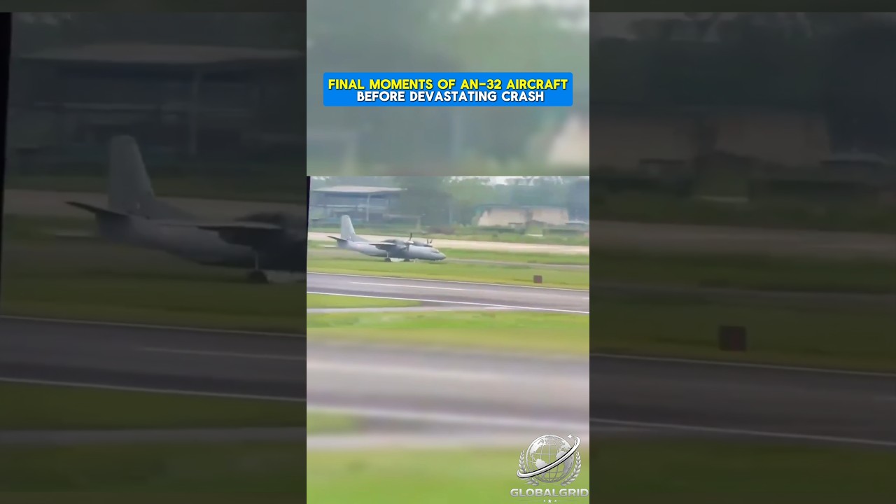 Final Moments of AN-32 Aircraft Before Crash!#short#Defencenews#IndianAirForce#Aircraft#Crash