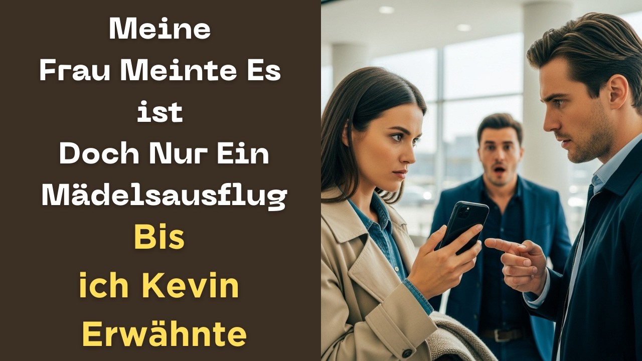 Meine Frau meinte: „Es ist doch nur ein Mädelsausflug“ – bis ich Kevin erwähnte