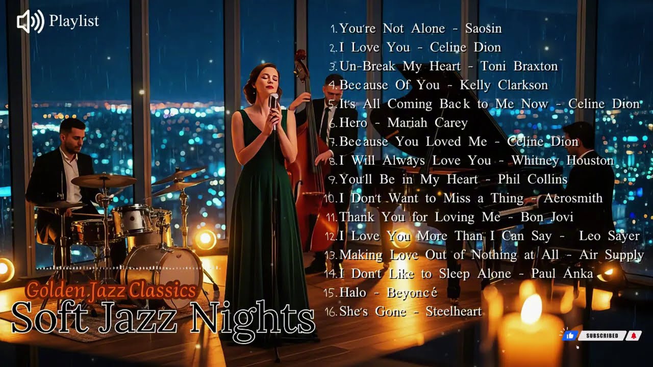 This Smooth Jazz Playlist Hits Different - I Don't Want to Miss a Thing - Aerosmith - palylist .