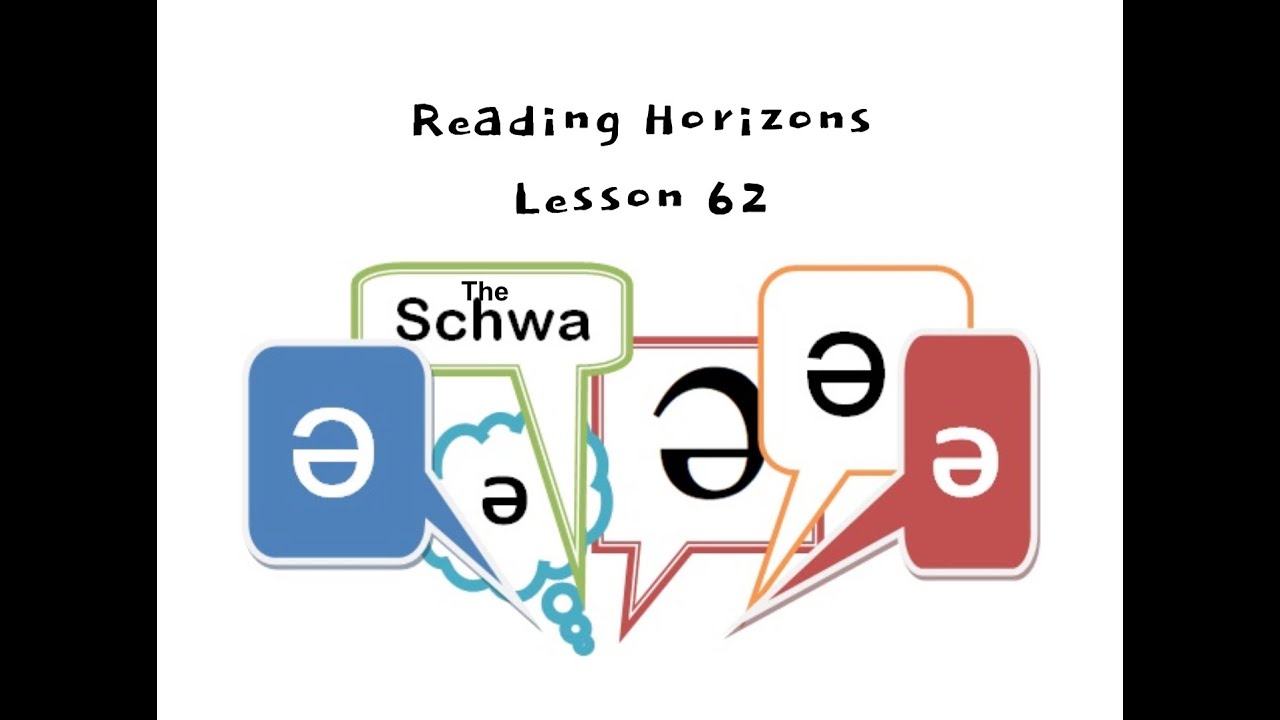 Reading Horizons Lesson 62: The Schwa