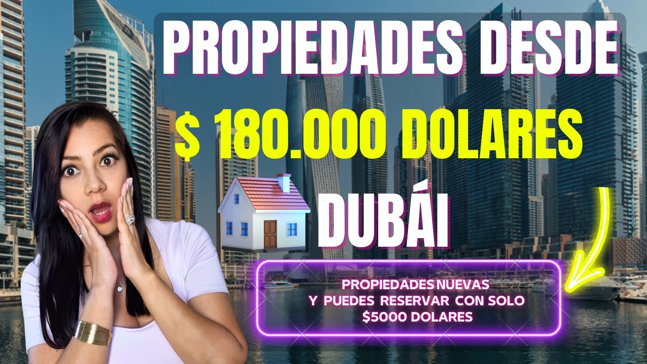 🔥Las MEJORES ZONAS para invertir en Dubái 🏙️ | Apartamentos amoblados desde $180,000 USD🇦🇪