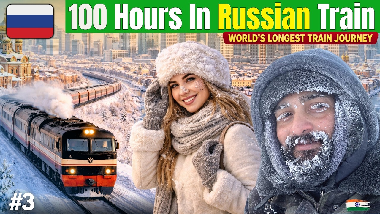 World&rsquo;s Longest Train Route In Russia | TRANS SIBERIAN TRAIN Journey