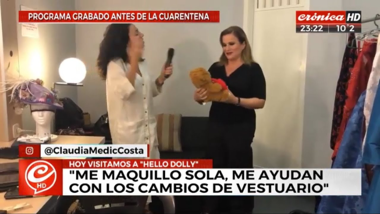 Lucía Galán en  "De Visita" - Crónica TV (15-08-20)