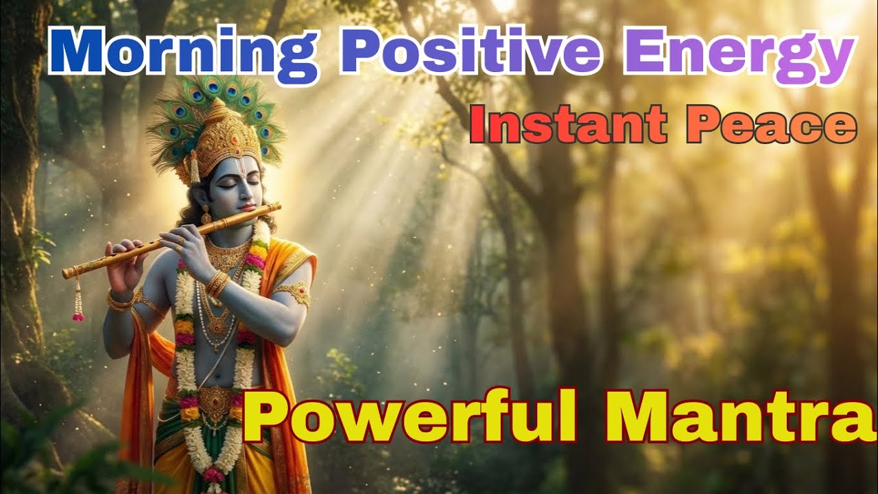 Powerful Hare Krishna Mantra | Morning Meditation for Peace & Positive Energy 🌿| Maha mantra chants