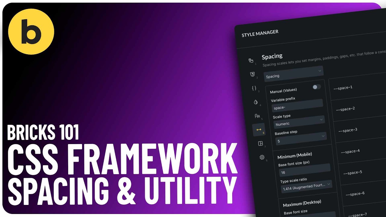 Bricks Builder 2.2 NEW CSS Framework – Full Guide to Fluid Spacing