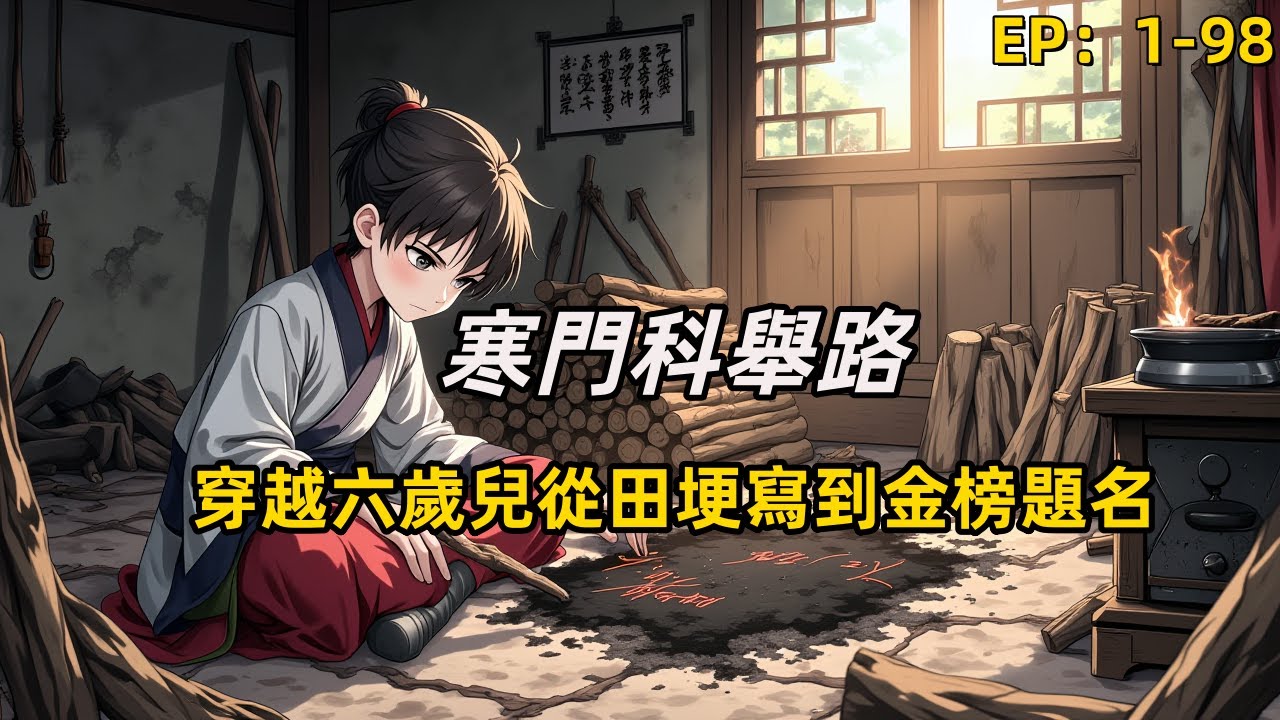 《寒門科舉路：穿越六歲兒從田埂寫到金榜題名》現代靈魂穿越農家體弱稚子，家貧如洗、三餐難繼，卻憑千年科舉智慧與慈母咬牙供讀，從童生門前起步，寫就一部最真實的寒門進士養成史