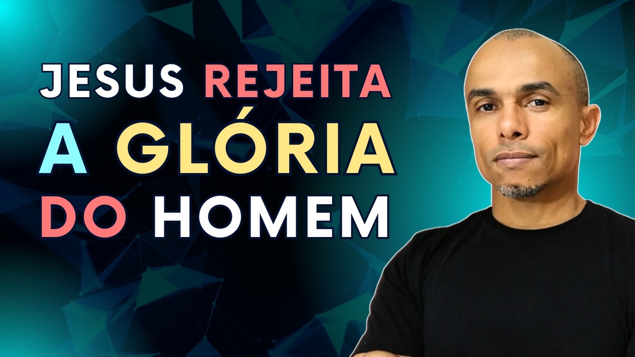 A GLÓRIA QUE VEM DO HOMEM - João 8:54 #devocionaldiário #palavradodia #devocionaldodiadehoje