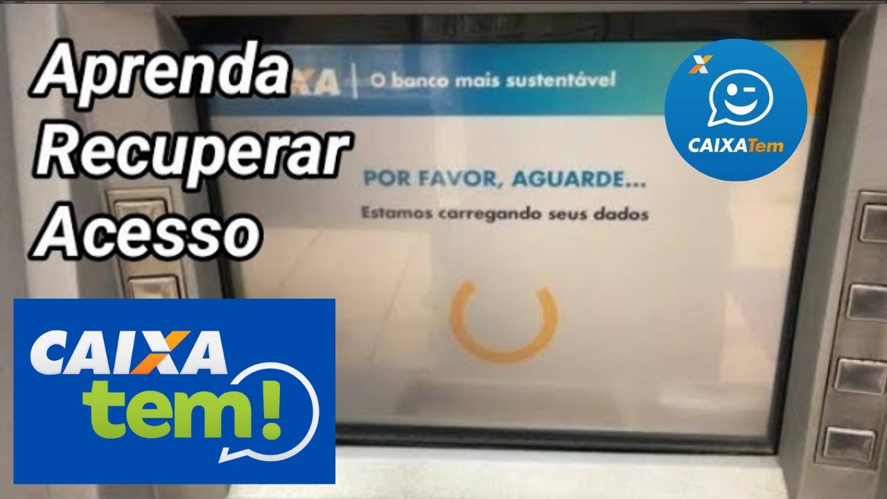 Como DESBLOQUEAR acesso CAIXA TEM no Caixa eletrônico CAIXA ECONÔMICA #atualizado