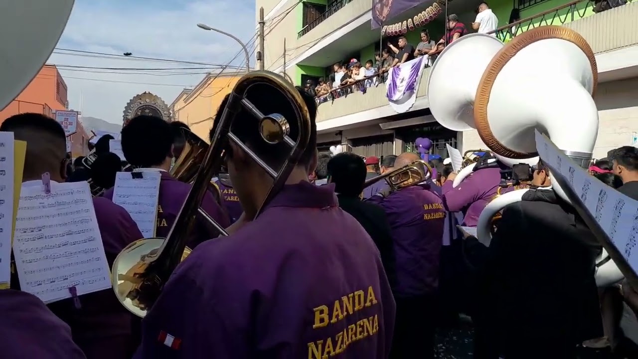 Primer recorrido procesional del señor de los milagros de nazarenas octubre 2025 parte 3