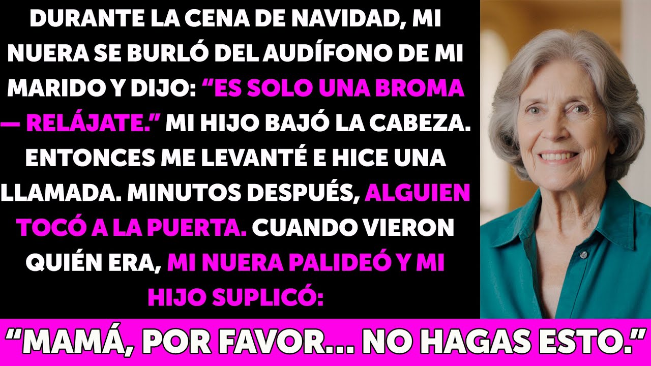 Mi nuera se rió del audífono de mi esposo… minutos después hice una sola llamada y la dejé arrep