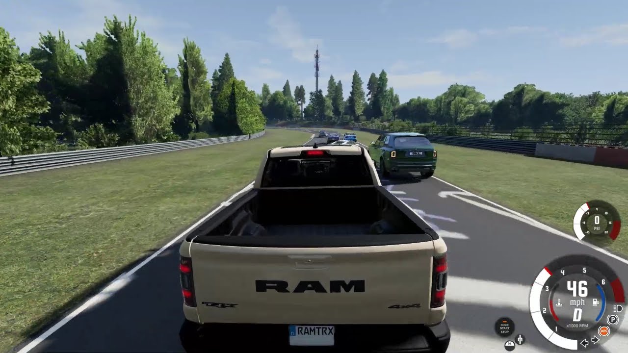 Ram TRX Sandblast Edition vs AI Drivers at Nordschleife Nürburgring