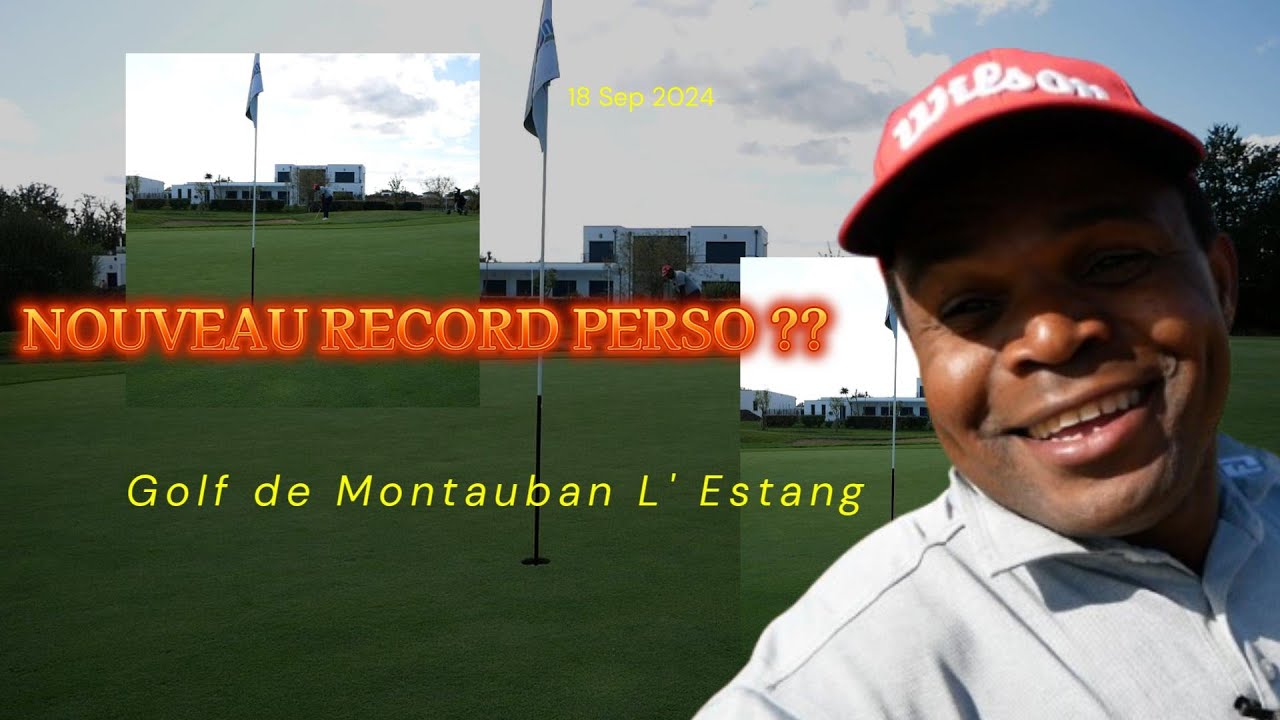 vlog  Golf de Montauban l'étang  ( record perso battu ????)