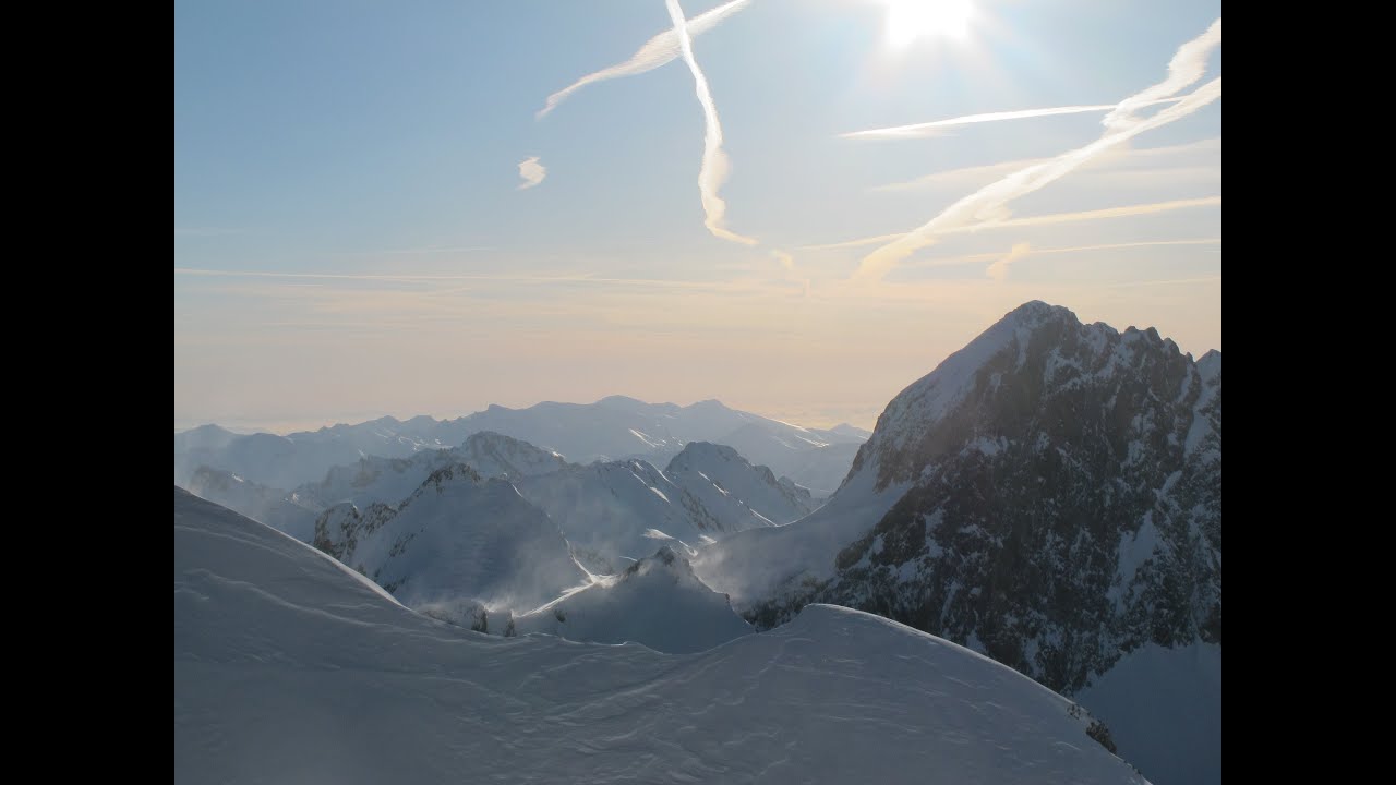Cime du gelas: couloir Est
